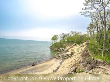 Approximately 9.4 Acre Parcel & Home on Bluff Overlooking Lake Michigan with 200′ of Private Beach, photo 14